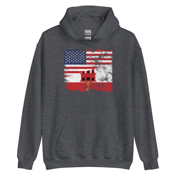 Gibraltar USA Flag Hoodie