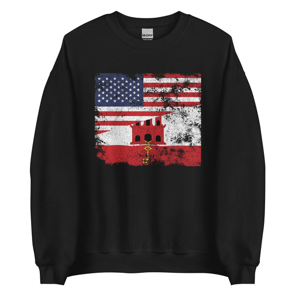 Gibraltar USA Flag Sweatshirt