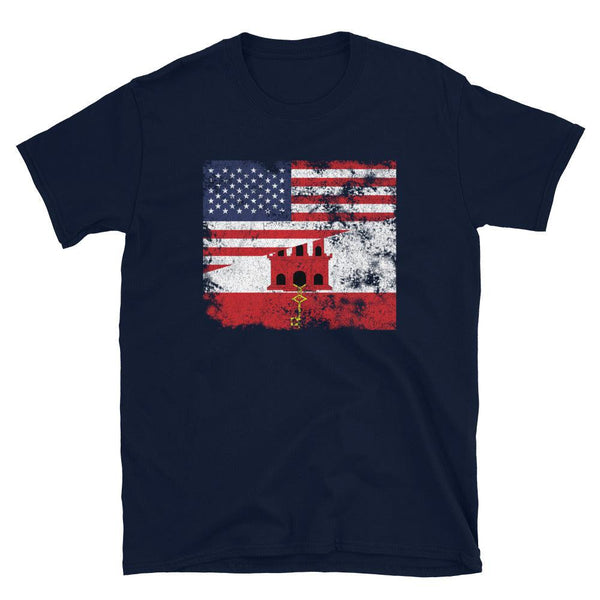 Gibraltar USA Flag T-Shirt