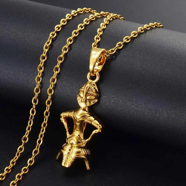 Goddess on the Throne Pendant Necklace