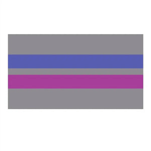 Graysexual Pride Flag - 90x150cm(3x5ft) - 60x90cm(2x3ft) - LGBTQIA2S+