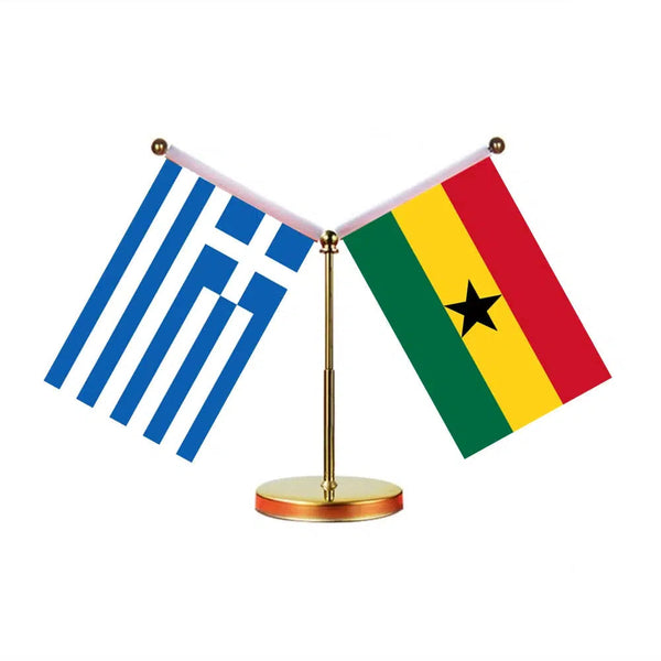 Greece Eritrea Desk Flag - Custom Table Flags (Mini)