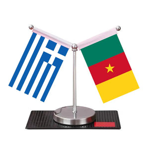 Greece Eritrea Desk Flag - Custom Table Flags (Mini)