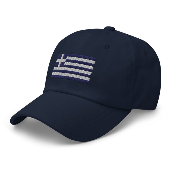 Greece Flag Cap - Adjustable Embroidered Dad Hat