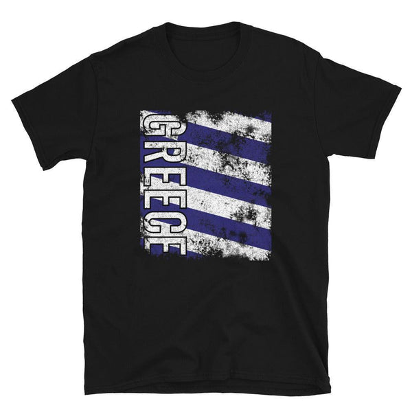 Greece Flag Distressed T-Shirt
