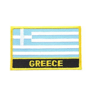 Greece Flag Patch - Sew On/Iron On Patch