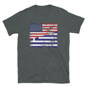 Greece USA Flag T-Shirt