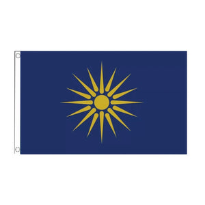 Greek Macedonia Flag - 90x150cm(3x5ft) - 60x90cm(2x3ft)