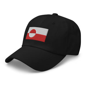 Greenland Flag Cap - Adjustable Embroidered Dad Hat