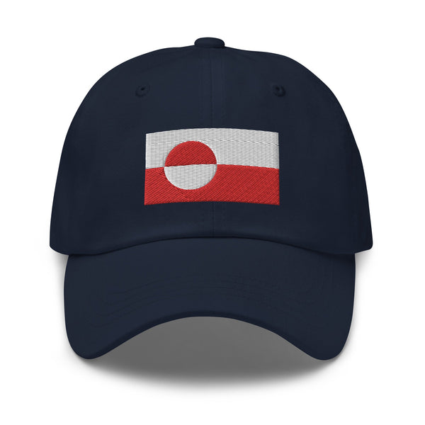 Greenland Flag Cap - Adjustable Embroidered Dad Hat