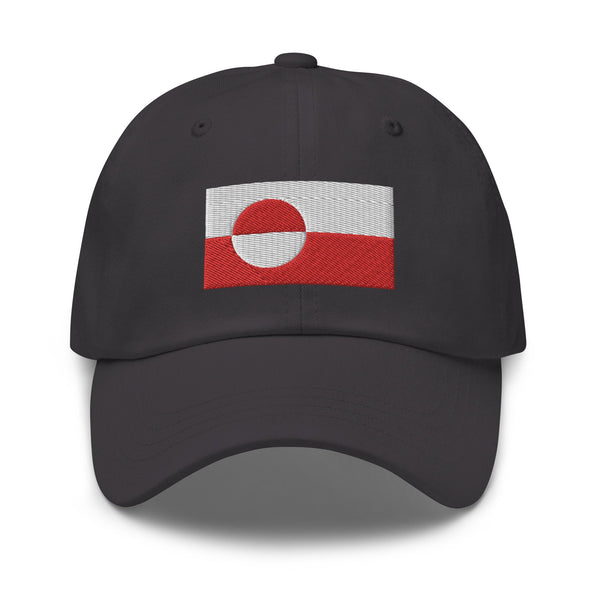 Greenland Flag Cap - Adjustable Embroidered Dad Hat