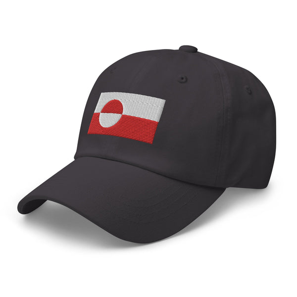 Greenland Flag Cap - Adjustable Embroidered Dad Hat