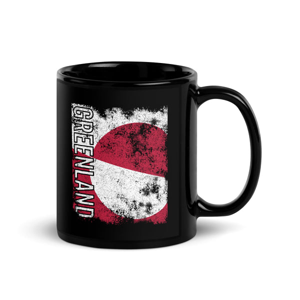 Greenland Flag - Distressed Flag Mug