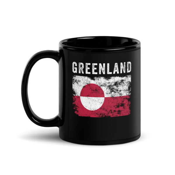 Greenland Flag Vintage Greenlander Flag Mug