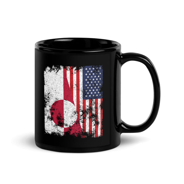 Greenland USA Flag - Half American Mug