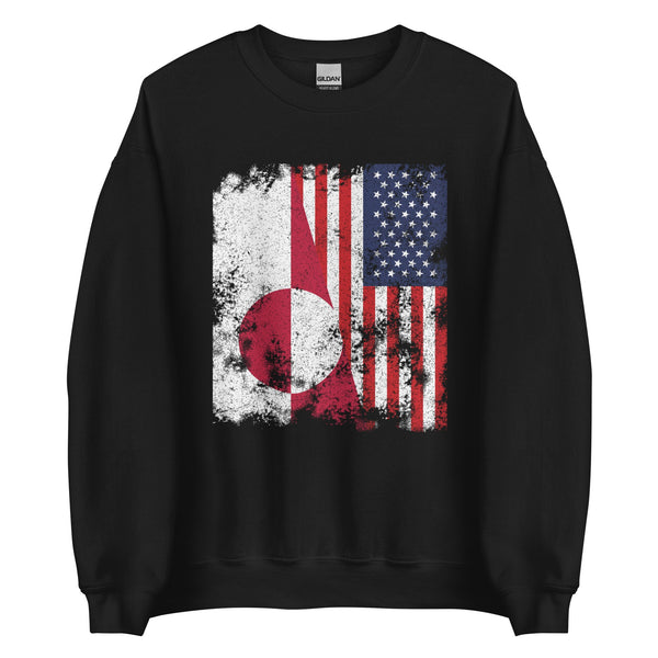 Greenland USA Flag - Half American Sweatshirt