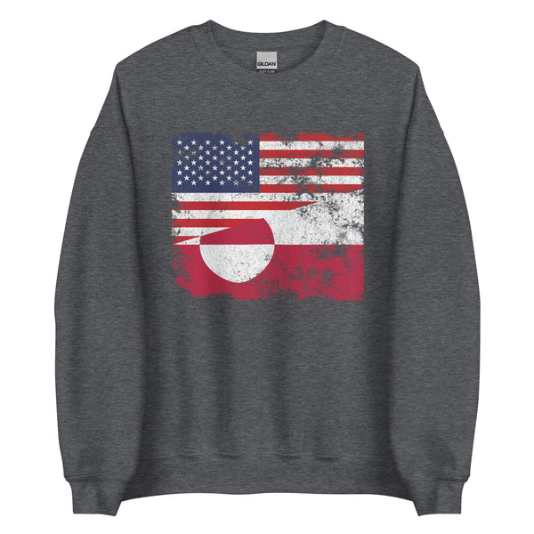 Greenland USA Flag Sweatshirt