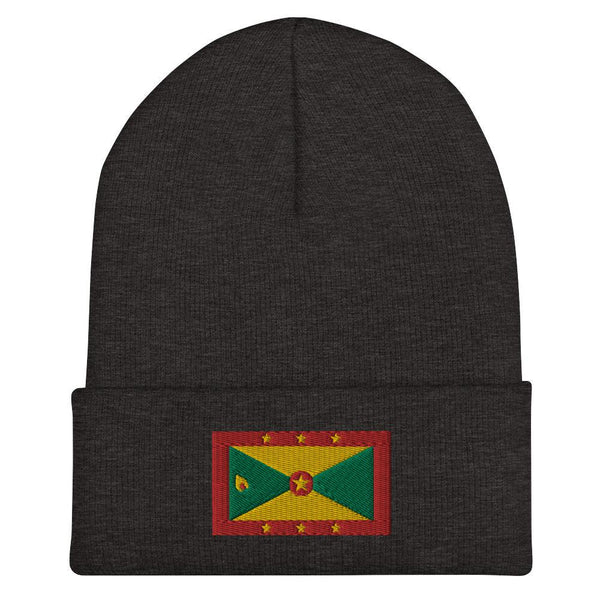 Grenada Flag Beanie - Embroidered Winter Hat