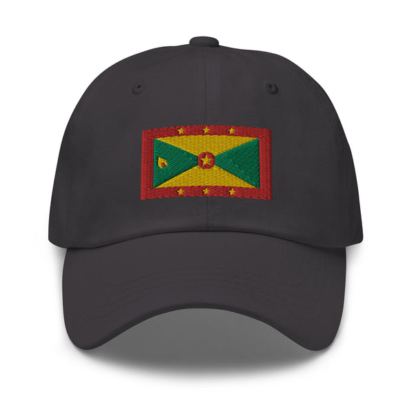 Grenada Flag Cap - Adjustable Embroidered Dad Hat