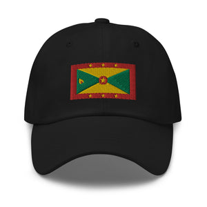 Grenada Flag Cap - Adjustable Embroidered Dad Hat