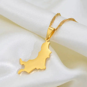 Grenada Map Necklace