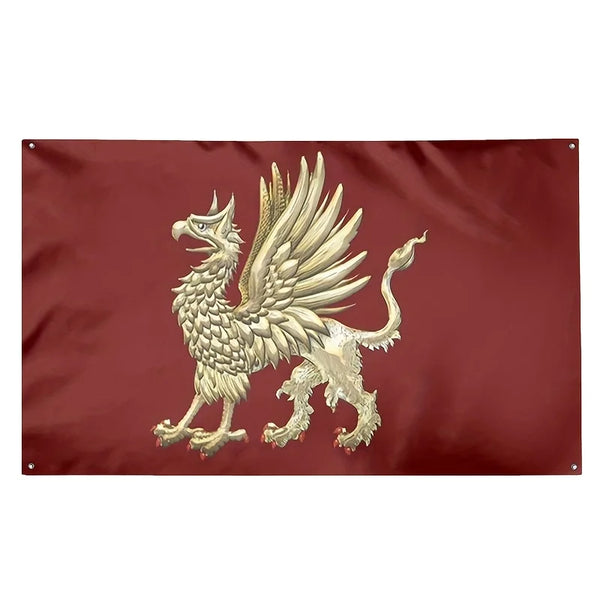 Griffin Flag – Medieval Kingdom Flag - 90x150cm(3x5ft) - 60x90cm(2x3ft)