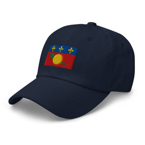 Guadeloupe Flag Cap - Adjustable Embroidered Dad Hat