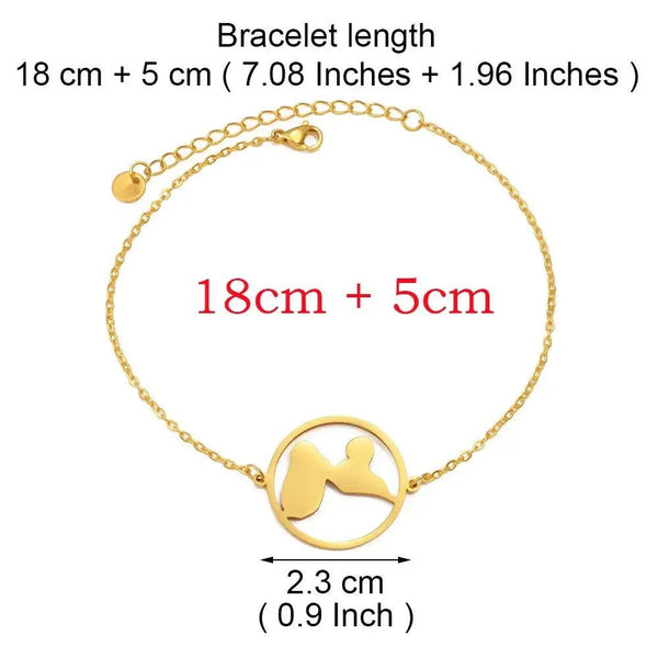 Guadeloupe Map Bracelet