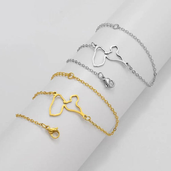 Guadeloupe Map Bracelet