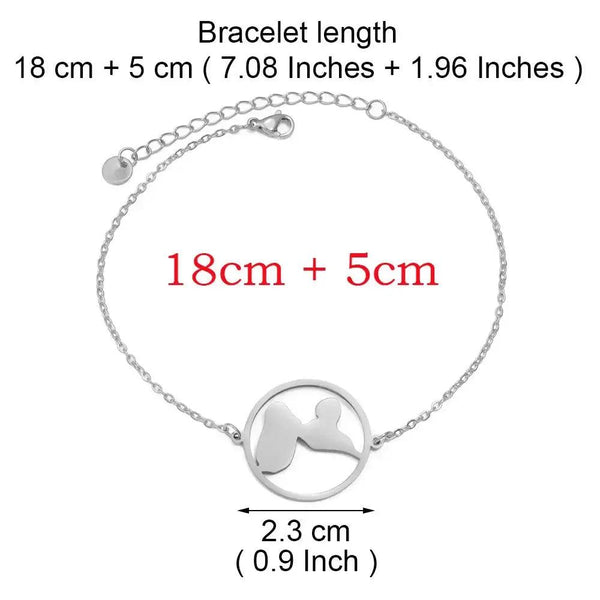 Guadeloupe Map Bracelet