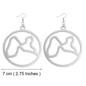 Guadeloupe Map Earrings