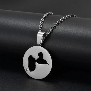 Guadeloupe Map Necklace