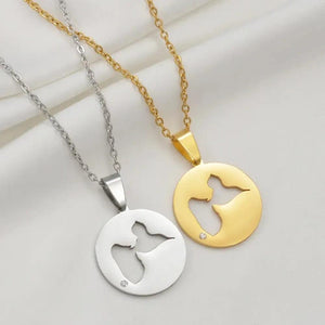 Guadeloupe Map Necklace