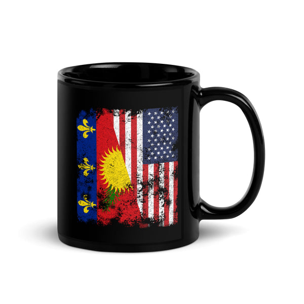 Guadeloupe USA Flag Mug