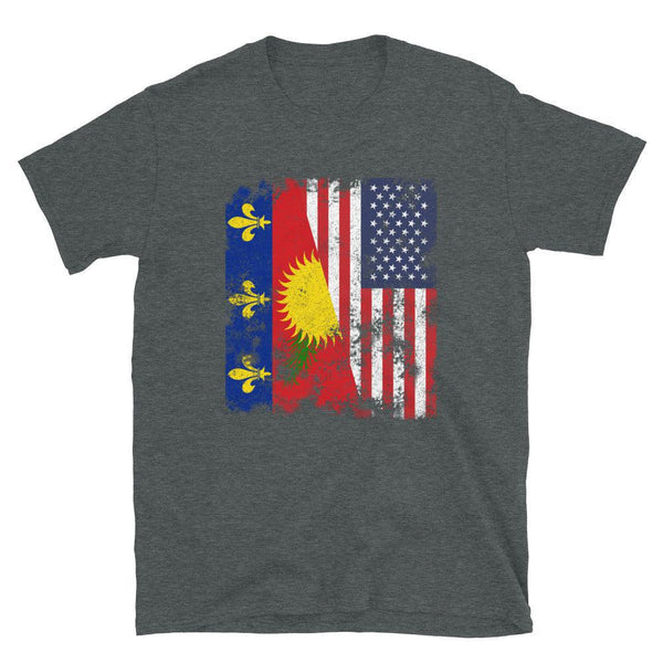 Guadeloupe USA Flag T-Shirt