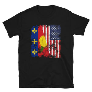 Guadeloupe USA Flag T-Shirt