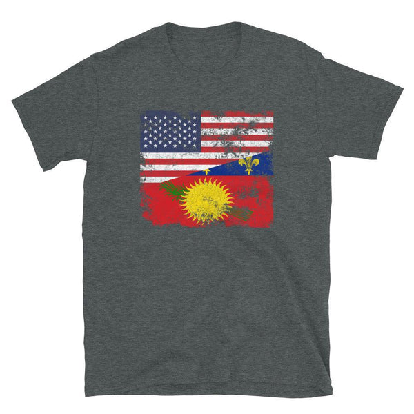 Guadeloupe USA Flag T-Shirt