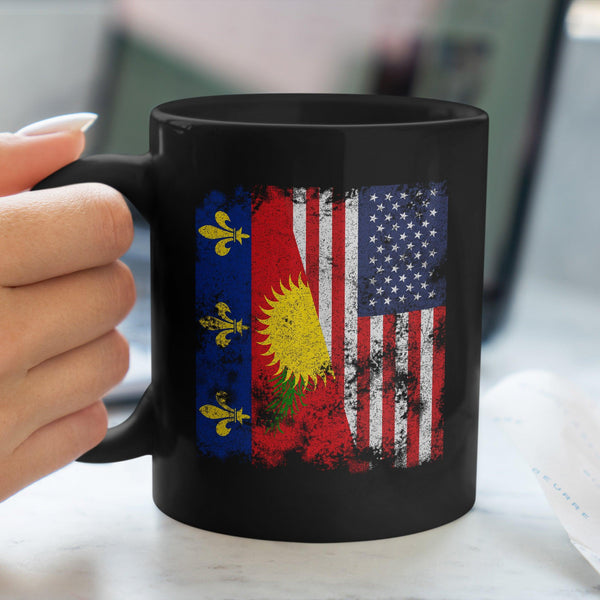 Guadeloupe USA Flag Mug
