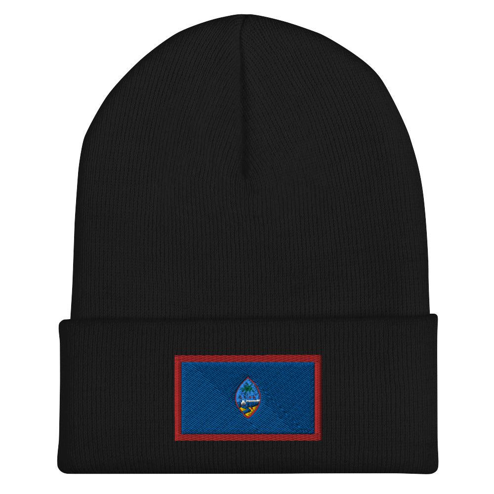 Guam Flag Beanie - Embroidered Winter Hat