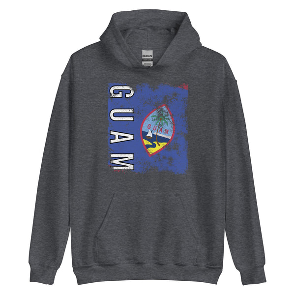 Guam Flag - Distressed Flag Hoodie