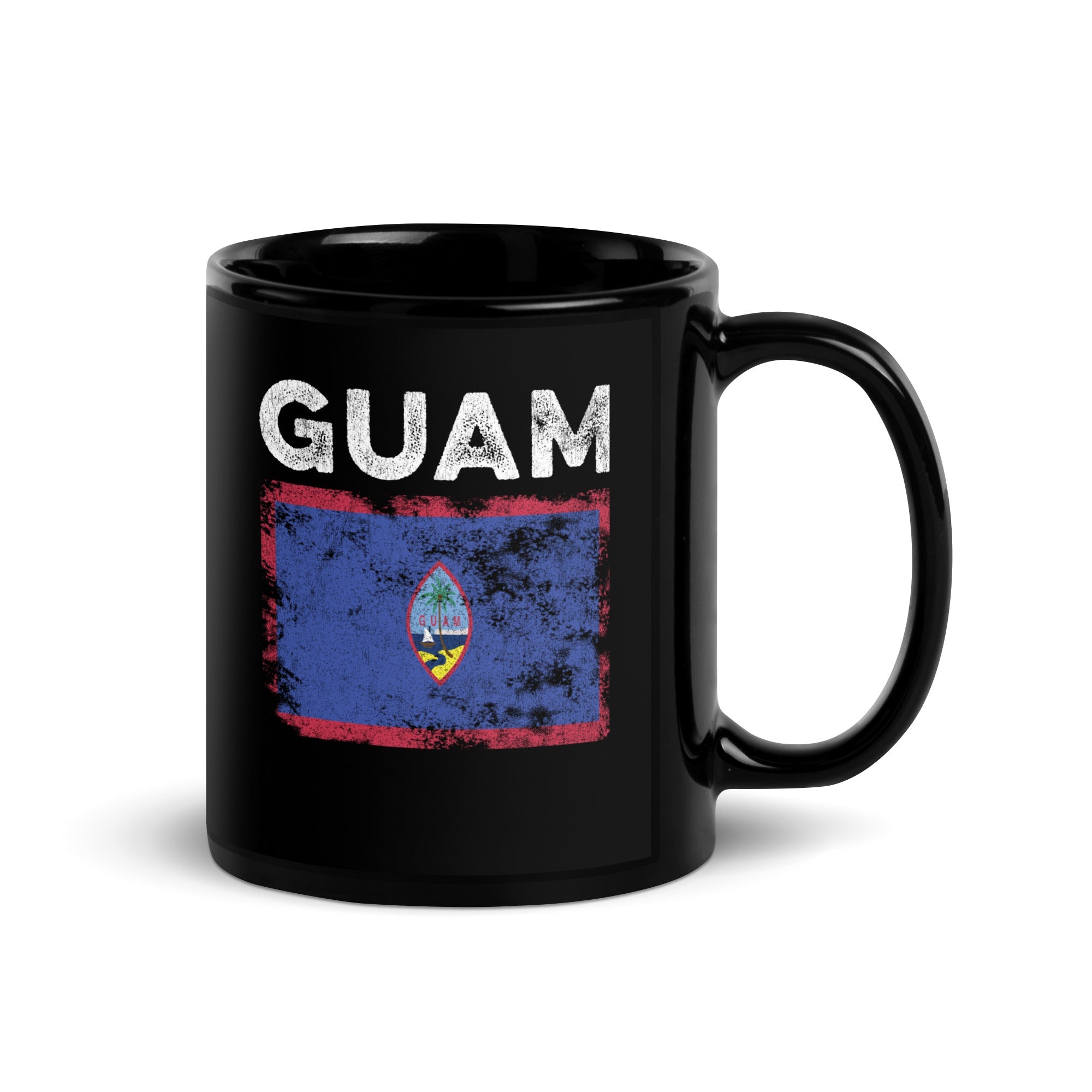 Guam Flag Distressed - Guamanian Flag Mug