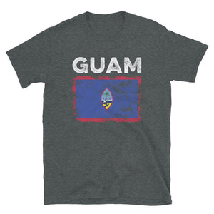 Guam Flag Distressed - Guamanian Flag T-Shirt