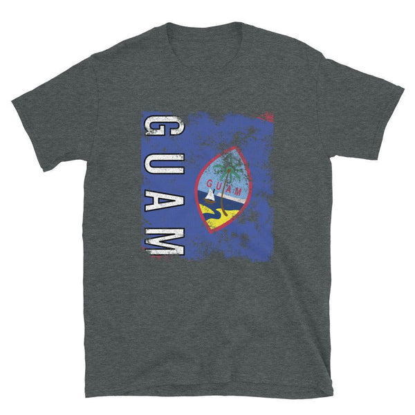 Guam Flag Distressed T-Shirt