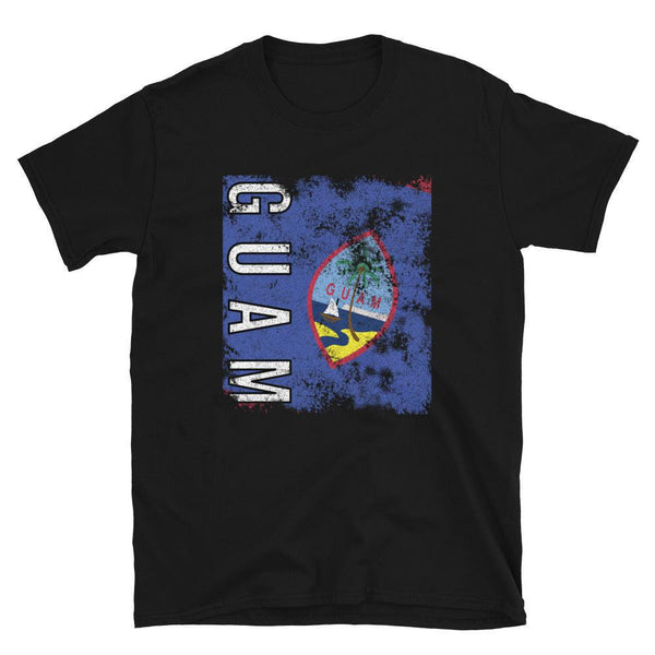 Guam Flag Distressed T-Shirt