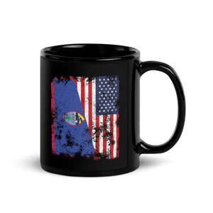 Guam USA Flag - Half American Mug