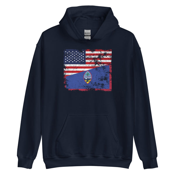 Guam USA Flag Hoodie