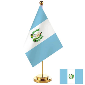 Guatemala Desk Flag - Small Office Table Flag