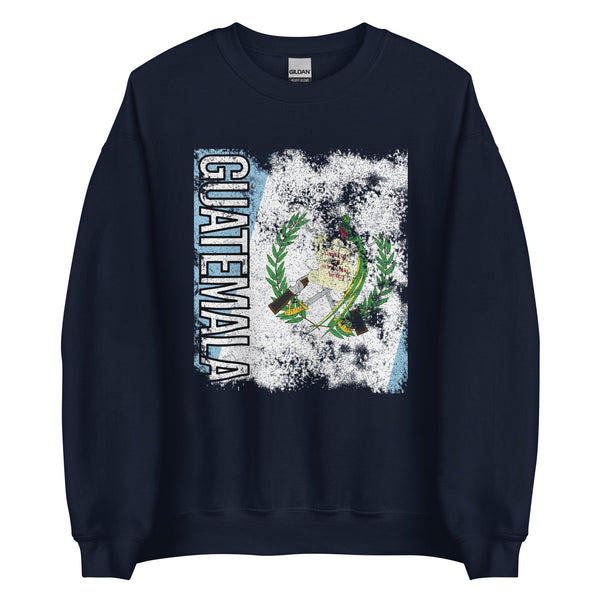 Guatemala Flag - Distressed Flag Sweatshirt