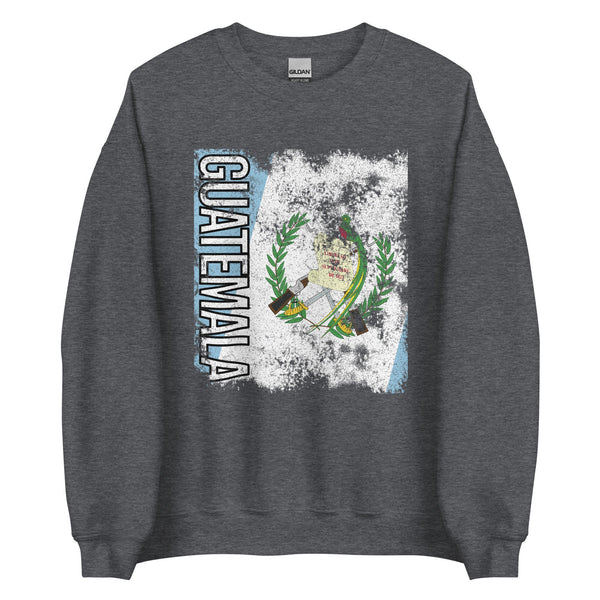 Guatemala Flag - Distressed Flag Sweatshirt