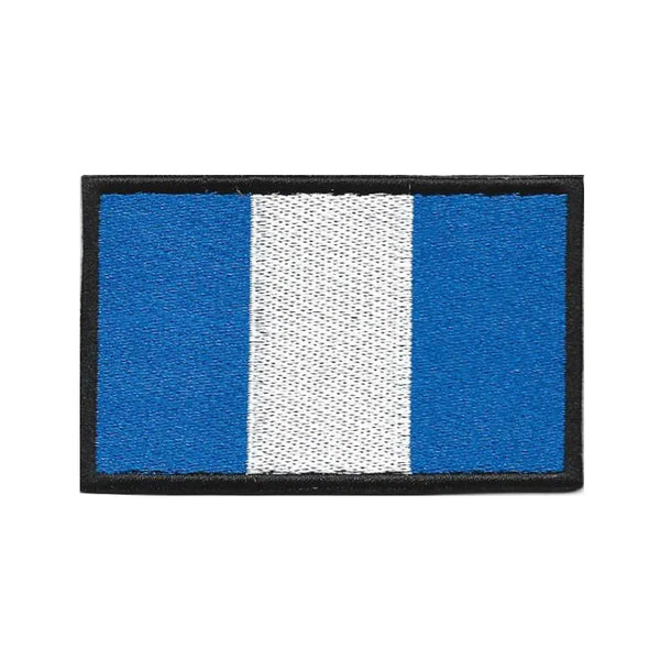 Guatemala Flag Patch - Iron On/Hook & Loop Patch